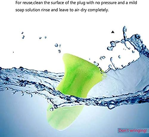 Sleeping Earplugs, Ear Plugs,32dB Highest NRR, Comfortable Hearing Protection for Shooting,Swimming, Shooting, Work and Concerts-2Pairs
