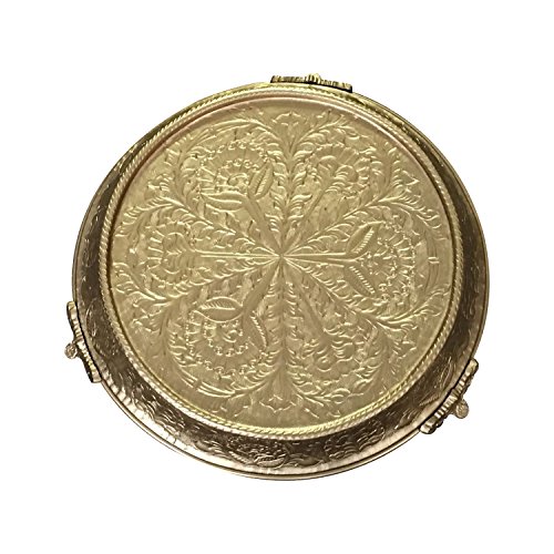 Giftbay Creations Wedding Cake Stand Tapered 18" Round, Gold Finish, Built Of Strong Aluminum For Multi-Layer Cake Weight. #TOP1