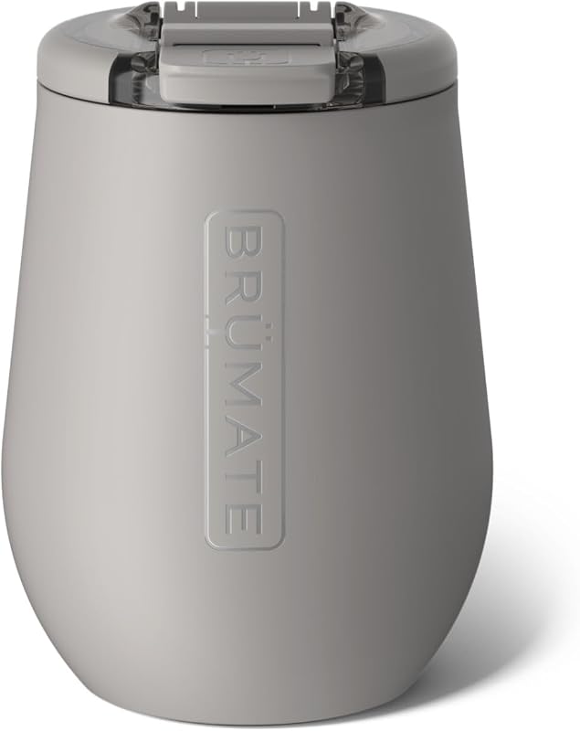 BrüMate Uncork'd 14oz Insulated Wine Tumbler, Mocha | 100% Leakproof, Locking Lid, Insulated Stainless Steel, Travel & Outdoors, Glass-Free Zone Friendly, 4+ Hours Cold