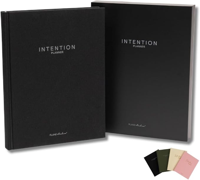 Pland Studio 90-Day Planner – Undated Daily Goal Journal for Men & Women | Charc