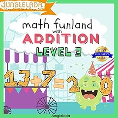 Math Funland with Addition: Level 3 Audiolibro Por Junglelada arte de portada