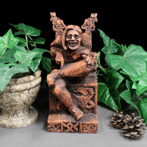 Estatua Loki Dios Nórdico 8 pulgadas miniatura 2