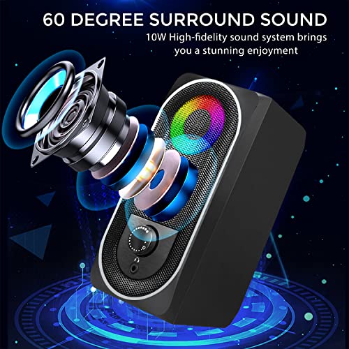 Insmart TH618S Computer Speakers, Volleyball Net Stereo Volume Control thumb #2