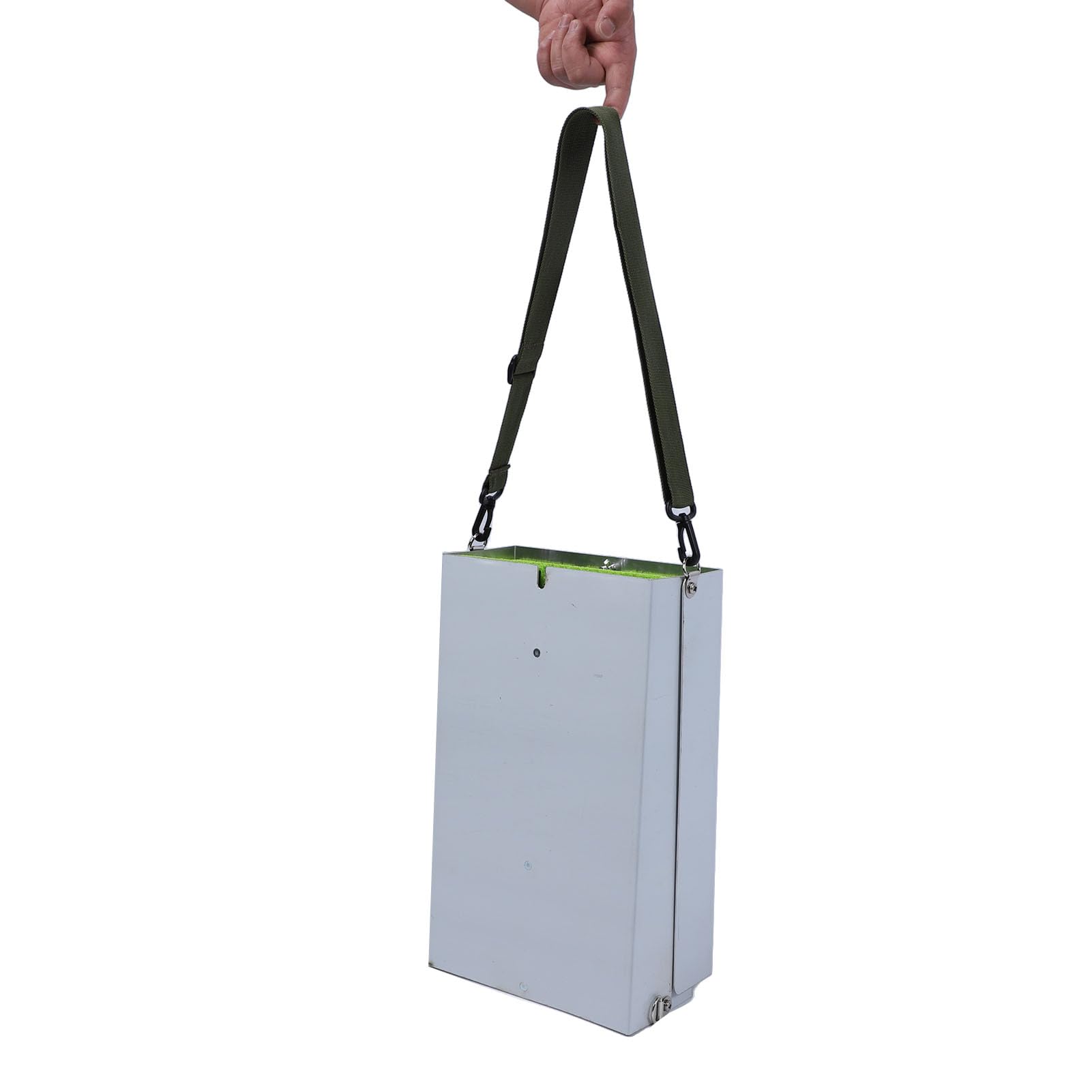 Dpofirs Equipo de Prospección de Oro Compacto de 49,6 Pulgadas para Dragado de Lavado de Oro Caja de Eslora para Minería de Oro, Caja de Eslora de Oro, Caja de Eslora Plegable de