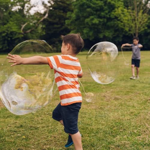 Dr Zigs Eco Giant Bubble Mix - Super Concentrate 1L (makes 5L) - Professional Grade Solution for Wands, World-Record Size Bubbles, Outdoor, Garden fun.