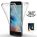 Produktbild Ptny Ultra dünn Case Geeignet für iPhone 8/ iPhone 7 4.7", [Touch 3.0 Verbesserte Version] [360 Grad Ganzkörper Schutz] [Vorne und Hinten Schutzhülle] Silikon Crystal TPU Full Body Cover