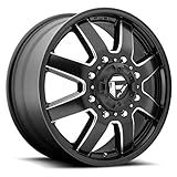 Fuel D538 Maverick Dually Front 20x8.25 8x210 Black/Milled Wheel Rim 20