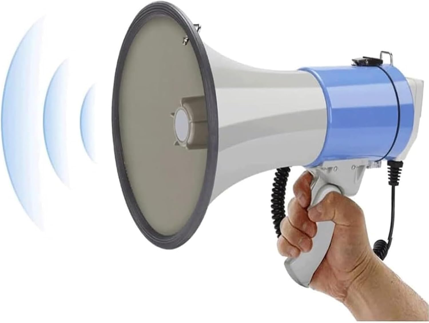 Megaphone Portable Handheld Loudspeaker 50W Power Recordable Speaker Large Volume for Outdoor Guide Cheerleading Police Use