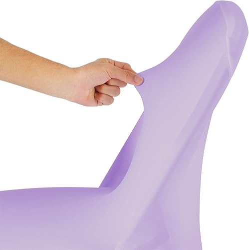 Vista 40 de Fundas de elastano para silla, 12 unidades, protector lavable, fundas de silla plegables para sala de estar, fiesta, banquete, boda, hotel Esmeralda