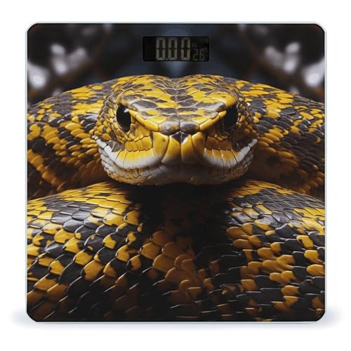 Báscula digital corporal Yellow Snake alta precisión miniatura 1