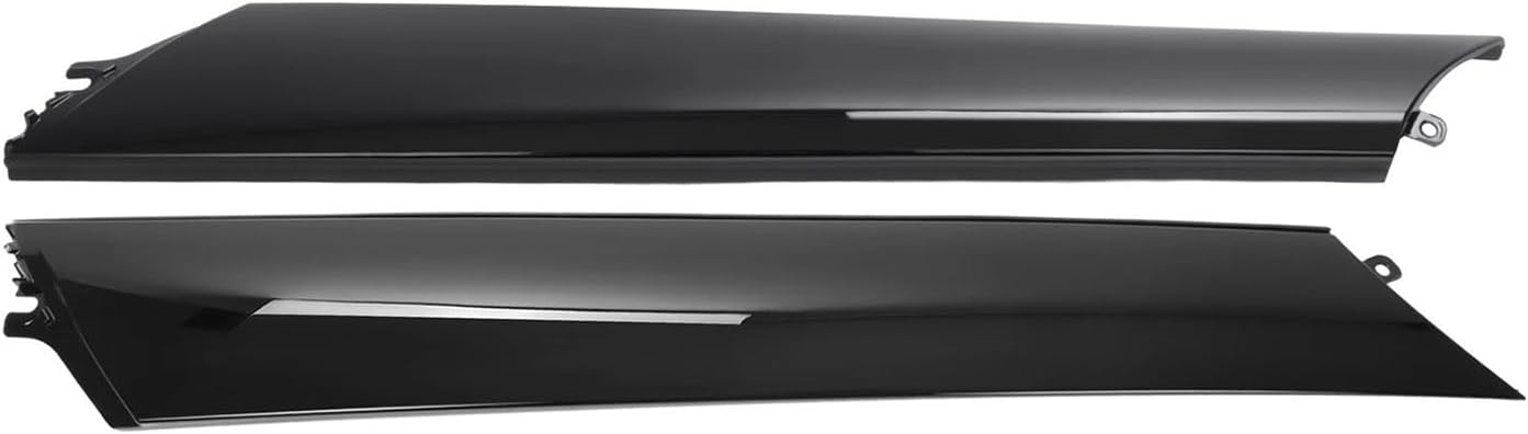 Windshield Trim Pillar Molding Left & Right Compatible with 2011-2013 Infiniti QX56, 2014-2023 Infiniti QX80, 2017-2022 Nissan Armada,Outer Pillar Molding