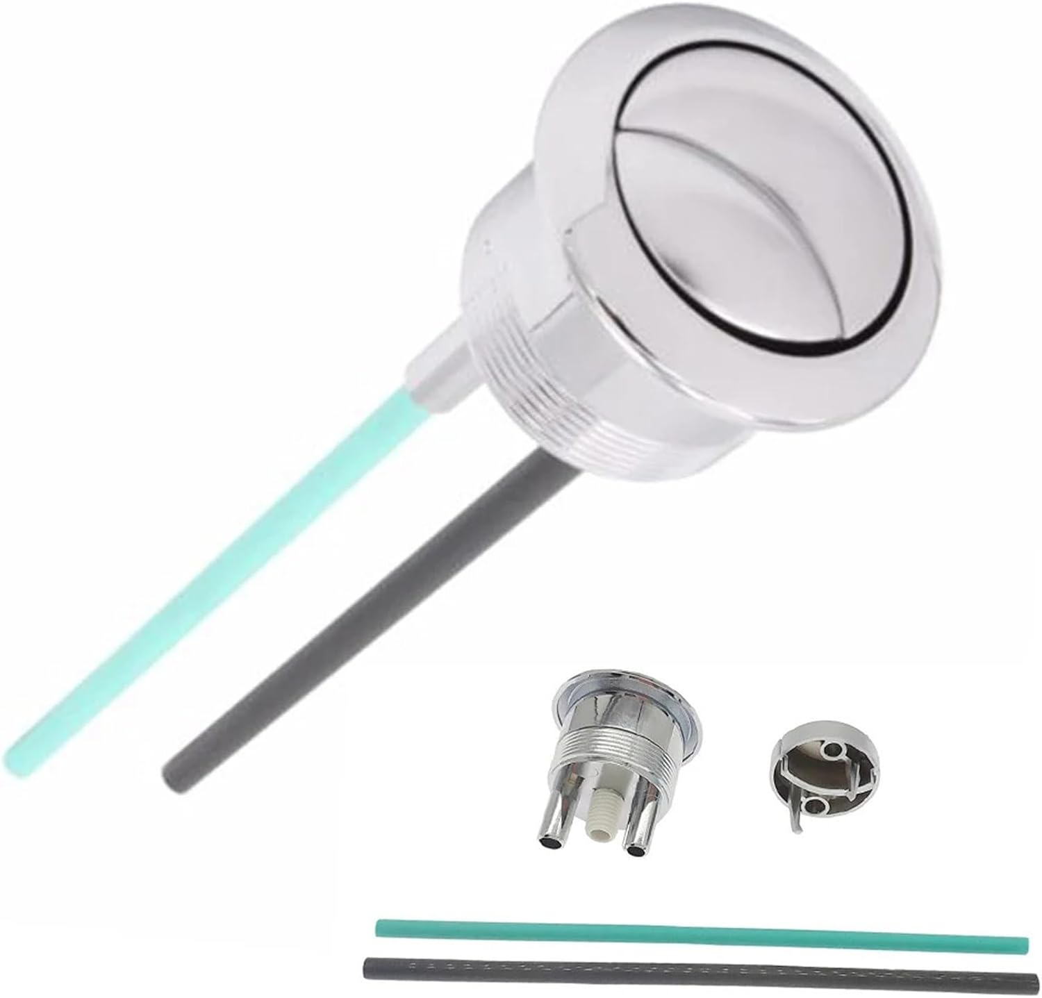 Toilet Flush Buttons Switch 1pc Dual Flush Toilet Water Tank Push Button Flush Valve Push Switch for Replacement Bathroom Accessoroies Toilet Flush Button