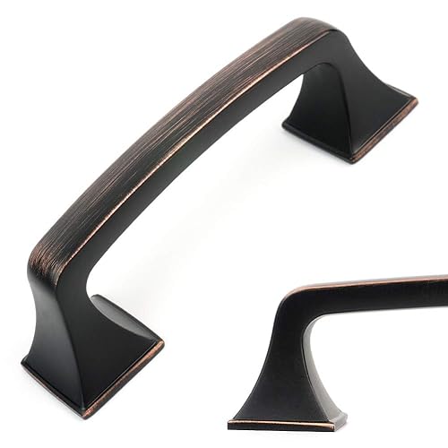 KOOFIZO Big Square Foot Cabinet Arch Pull - Oil Rubbed