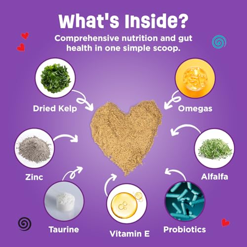 image for Dinovite for Cats Supplement - Immune + Digestive, Skin + Coat Support