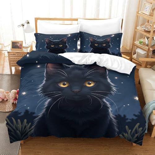 Housse de couette ours hypoallergénique et super douce en microfibre résistante 3D - 3