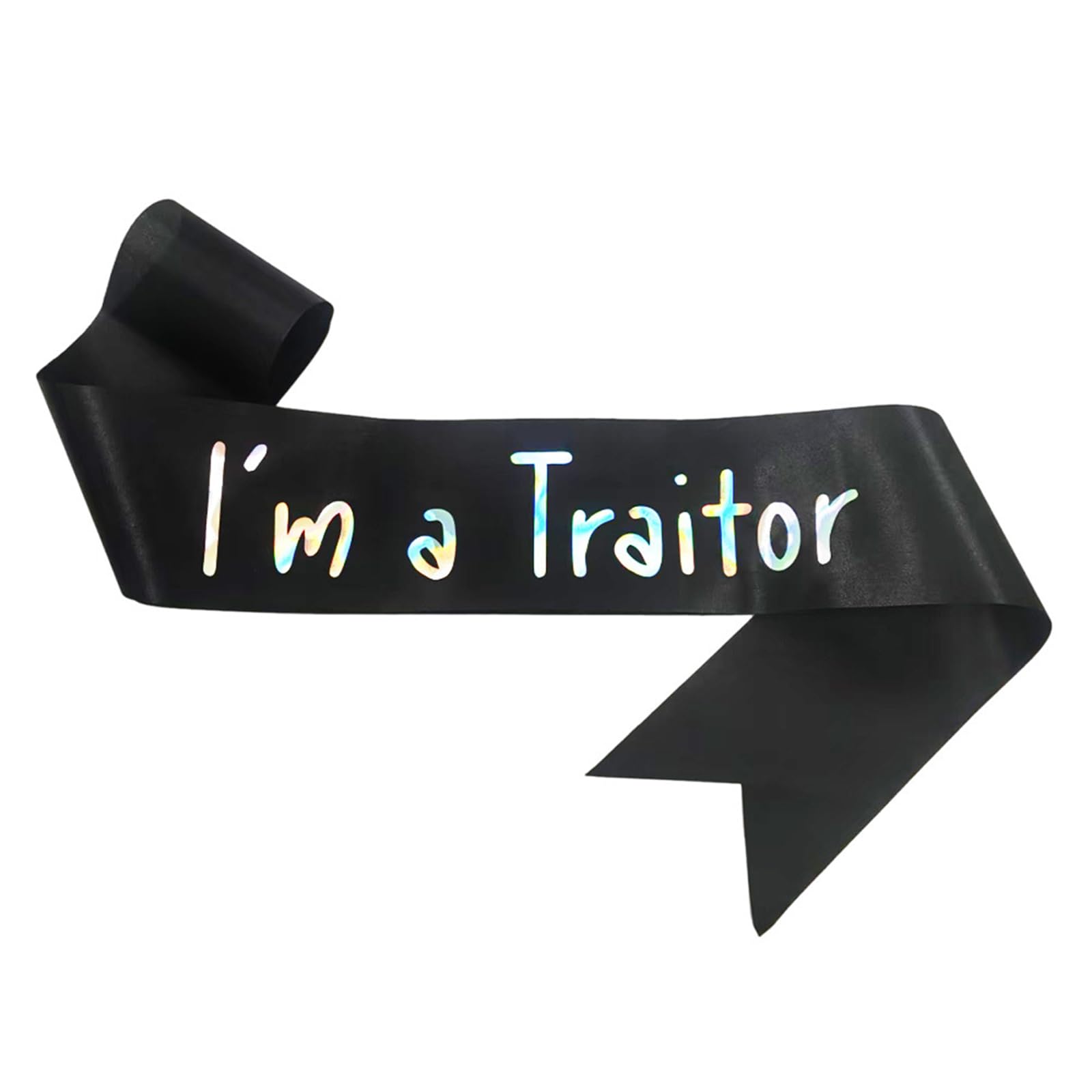 Elmsley Black 1 Pcs I'm A Traitor Leaving Sash,Traitor Leave Sash For Going Away,Leave Banners For Colleagues,Funny Leaving Gifts For Going Job Change Retirement Gifts,Going Away Decorations (Black)
