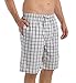 Nautica Men's Oatmeal Plaid Woven Short