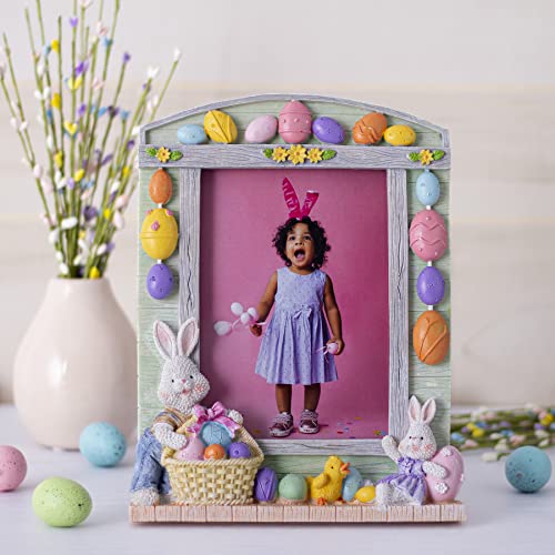 Fine Photo Gifts 5X7 Easter Bunny & Egg Picture Frame #TOP1