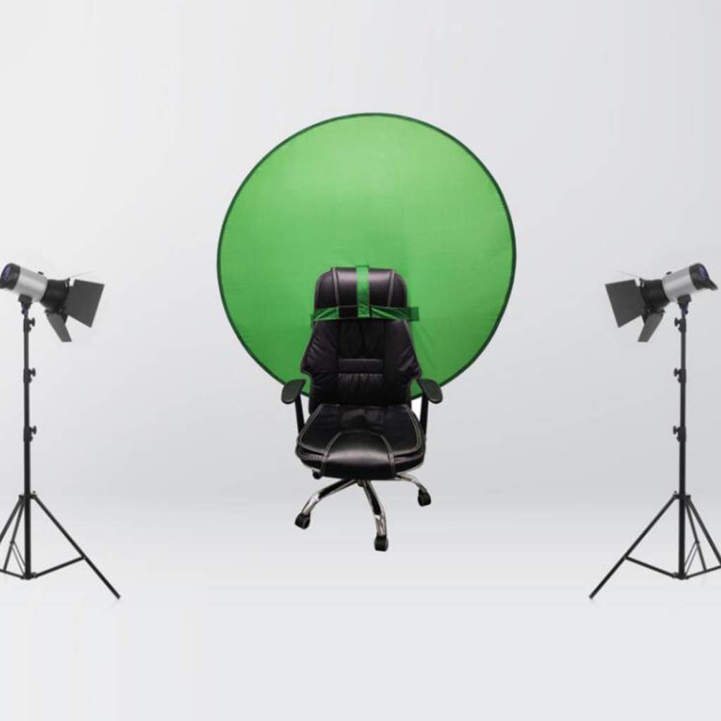 Buy Green Screen Backdrops for Chair, 56Inch Portable Fold Round