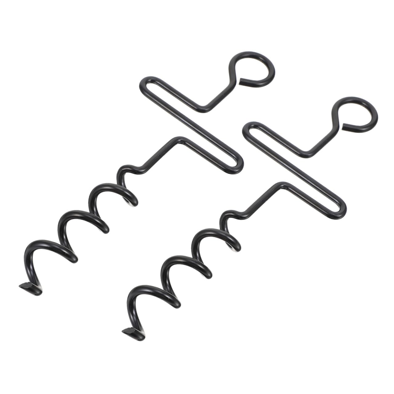Clavijas de tienda para jardín Mipcase de metal pesado antirrotación para suelo duro
