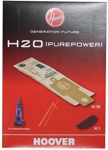 Hoover Genuine H20 Purepower Upright Replacement Bags plus 1 Filters