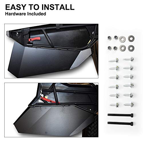 Kiwi Master Aluminum Lower Doors Compatible With 2017-2023 Can Am Maverick X3 Max Accessories Half Door Inserts Panels #TOP5