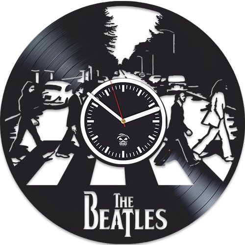 Music LP - Reloj de pared con disco de vinilo grande y moderno, decoración del hogar, regalo original para amantes de la música rock, idea de regalo de Navidad para padres