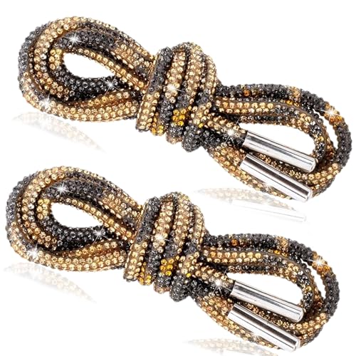 Beojonvy Cordones con Strass, Cordones Brillantes - No solo para todos los zapatos, sino también ideales para sudaderas con capucha, accesorios de ropa, cinturones y proyectos DIY