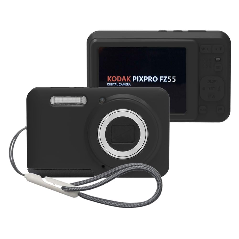 【美品、保証書あり】KODAK PIXPRO FZ55 ブラック黒 Kodak PIXPRO FZ55 Friendly Zoom Digital Camera (Black) with