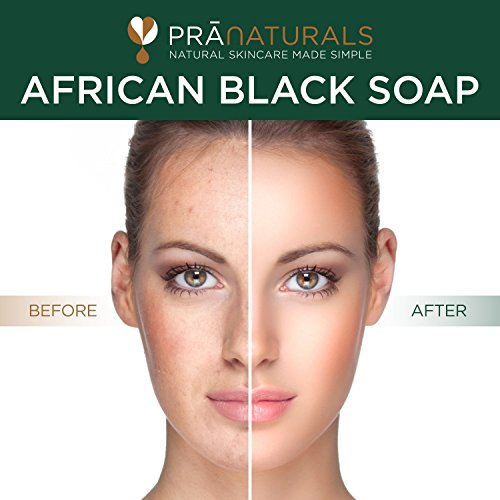 PraNaturals 100% Organic Raw African Black Soap 200g, Ethically Sourced and Handcrafted in Ghana, For All Skin Types, Detoxifying and Anti-Ageing All Pure Natural, Vegan, Unprocessed - Image 6
