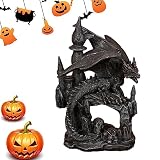 Shenrongtong Figuras de dragón de resina para mesa, figuras de resina - Battle Dragon Decoraciones para escritorio, estantería, habitación de los niños, hogar, tienda de juguetes