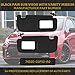 Dasbecan Black Pair Sun Visor with Vanity Mirror Compatible with Toyota Corolla 2019 2020 2021 2022 2023 2024 Replaces# 74320-02F50-A0