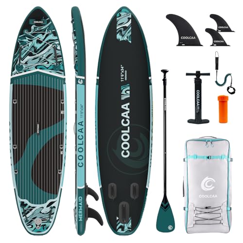 COOLCAA Mermaid SUP Board, 350cm (Extra Groß)...