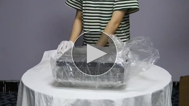 Finktonglan 13'' Square Crystal LED Ceiling Light, Modern