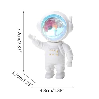 Montesy Astronaut Keyring Sunset Projector Light Keychain