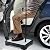 SOYO Mobility One Step Stool, Heavy Duty Indoor/Outdoor Non-Slip Step Platform Assistive Devices for Adults and Elderly, Portable Standing Supports for Cars, Bed, Door, Stair or Bathroom, Black-Gray