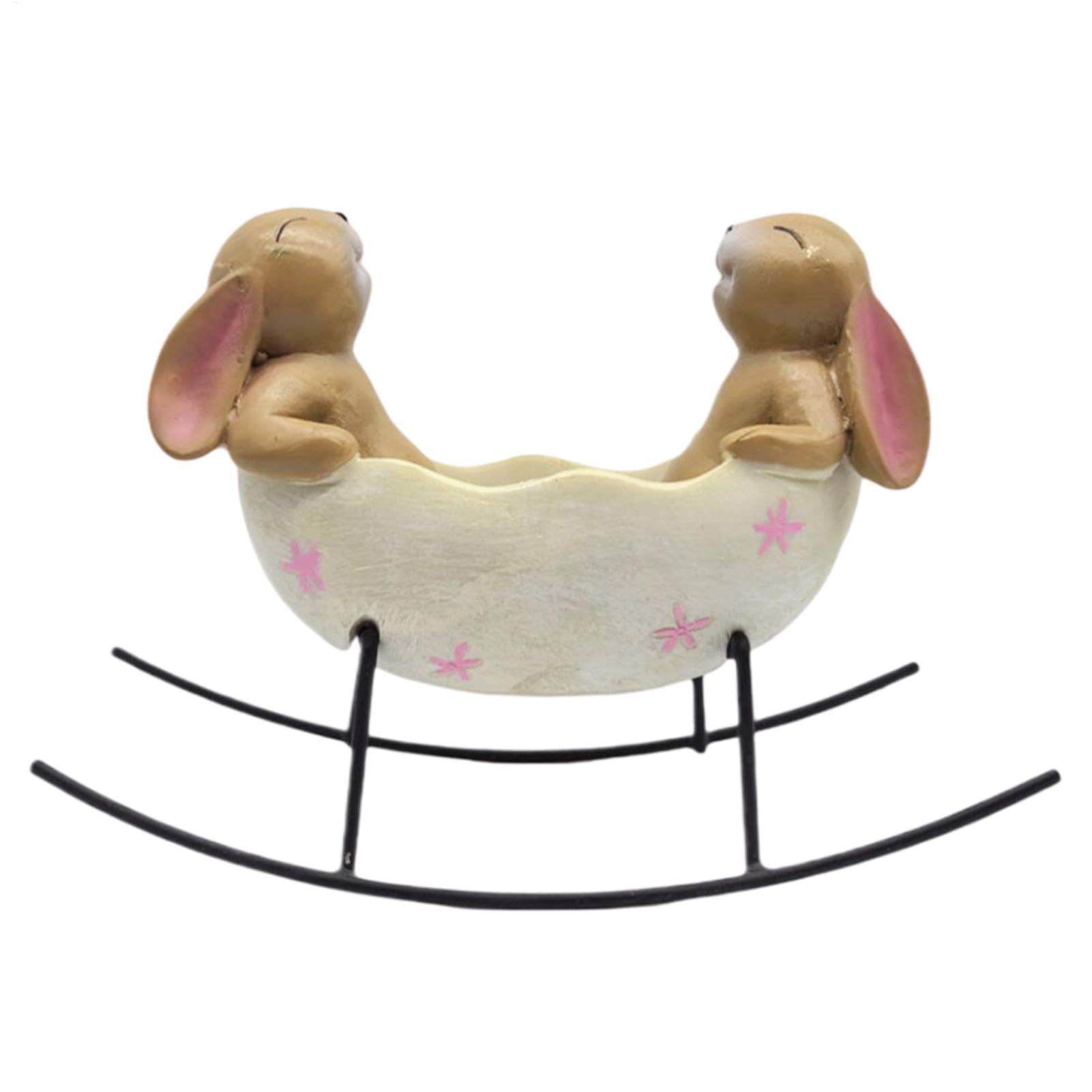 Statue de lapin extérieur idée cadeau originale pour amateurs de jardinage et nature