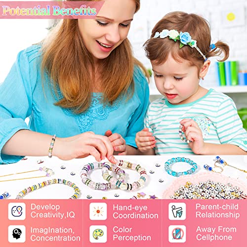 1200 Pcs Rondelle Spacer Beads For Jewelry Making, Cludoo 8Mm Rhinestone Spacer Beads, 10 Colors Crystal Beads Jewelry Bead Supply For Diy Jewellery Making Necklaces Bracelet Decorative Craft #TOP6