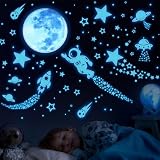ECHOCUBE 1503 Stück leuchtende Sterne Mond Sternenhimmel Aufkleber...