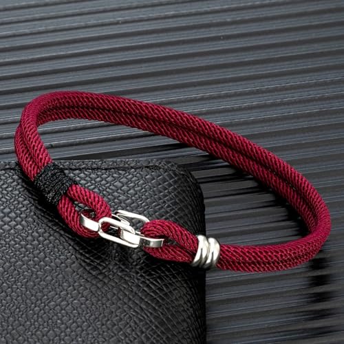 Bracelets men rope et bijoux imperméables unisexes - 3