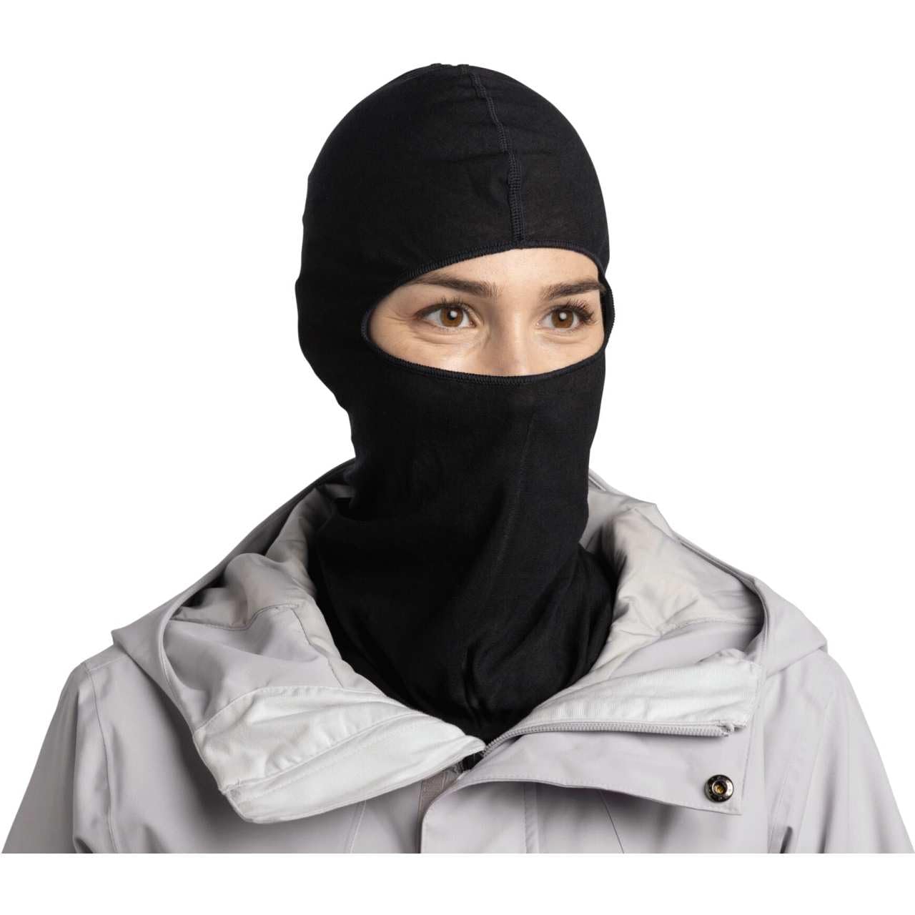 Buff | Kominiarka Merino Lekki Wielofunkcyjny Szalik 100% Wełny Merino, Trekking, Outdoorowy, Zrównoważony, Slim Fit Mężczyzna Kobiety Jeden Rozmiar Czarny