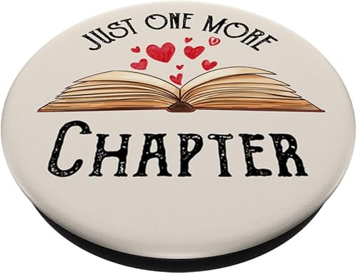 Miniatura 2 de Libro Nerd Book Lover Reader Solo Un Capítulo Más Lectura PopSockets PopGrip intercambiable