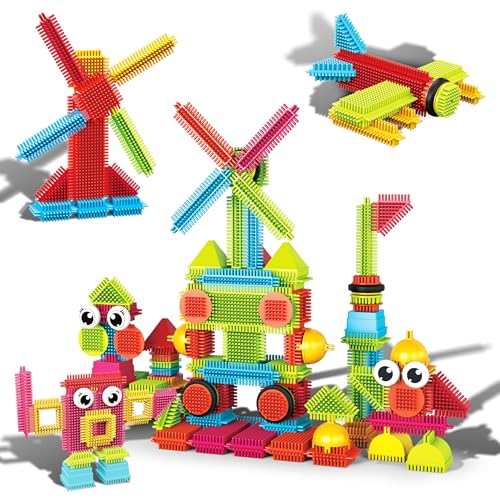 Picasso Toys PTB112 Blocs de Construction STEM en Forme de hérisson - Jouet d'apprentissage empilable - Créativité au-delà de l'imagination, inspirant,...