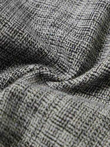 Veste en coton texturé grise décontractée avec fermeture éclair avant