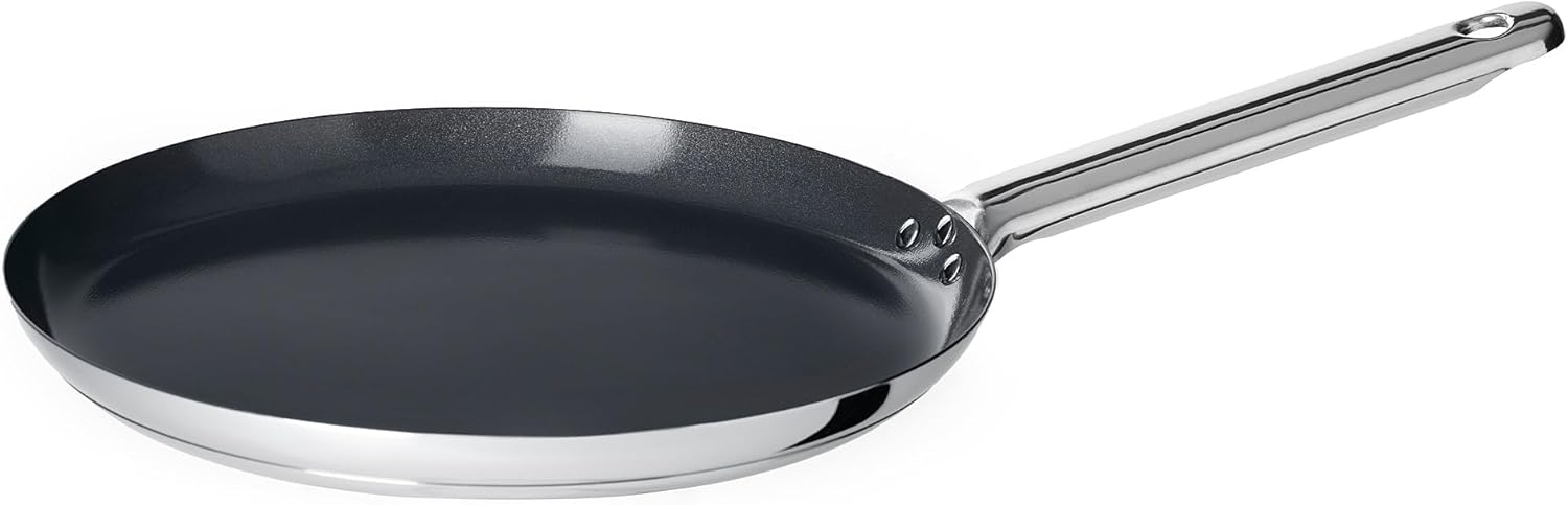 365+ Crepe-/pancake pan, stainless steel/non-stick coating, 24 cm