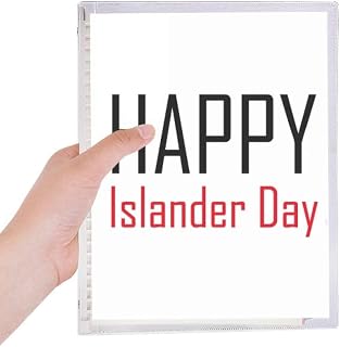 Caderno Celebrate Canada Islander Day Blessing com folhas soltas e diário recarregável