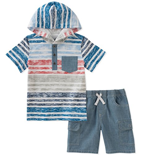 Kids Headquarters Boys' 2 Pieces Hooded Shorts Set