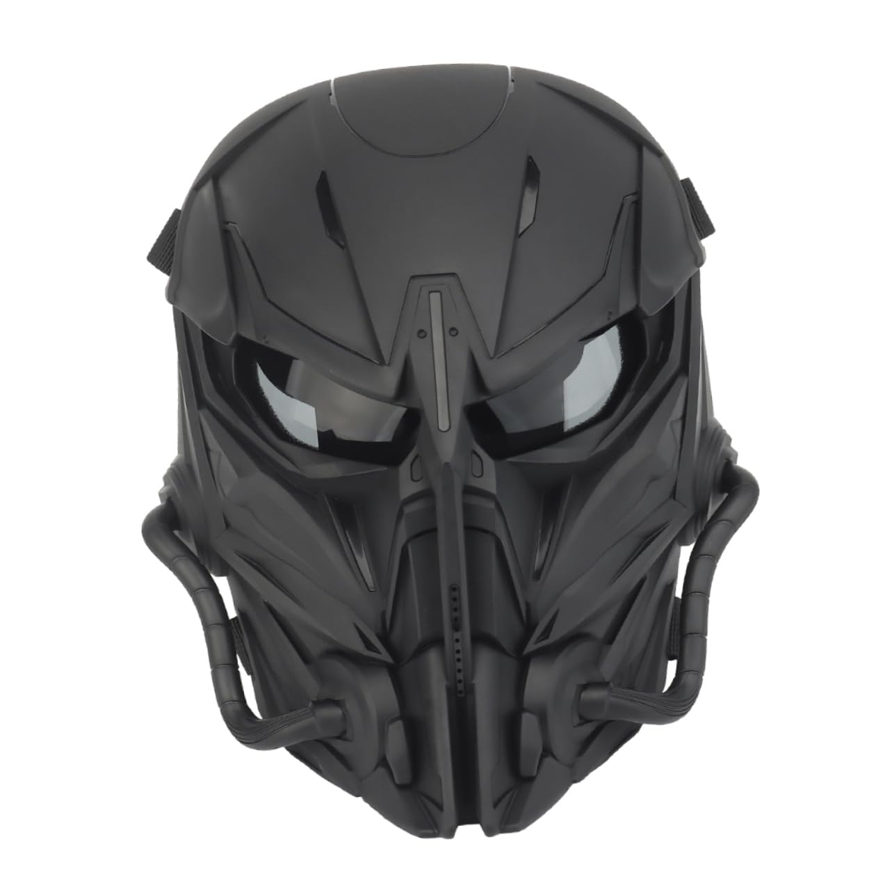 GALPADA Elastic Headband Mask Decorative Masks Adjustable Face Protective Gear Black Game Facial Guard for Outdoor Fun