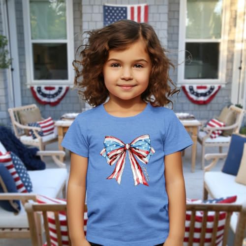 Image of 4th of July Shirts Toddler Boys Girls American Flag USA T-Shirt Kids Patriotic Tee Tops