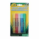 Crayola Super Sparkle Glitter Glue, 5-Count, School and Craft Supplies, Teacher and Classroom Supplies, Gift for Boys and Girls, Kids, Ages 3,4, 5, 6 and Up, Stocking, Back to school, School supplies, Arts and Crafts, Gifting